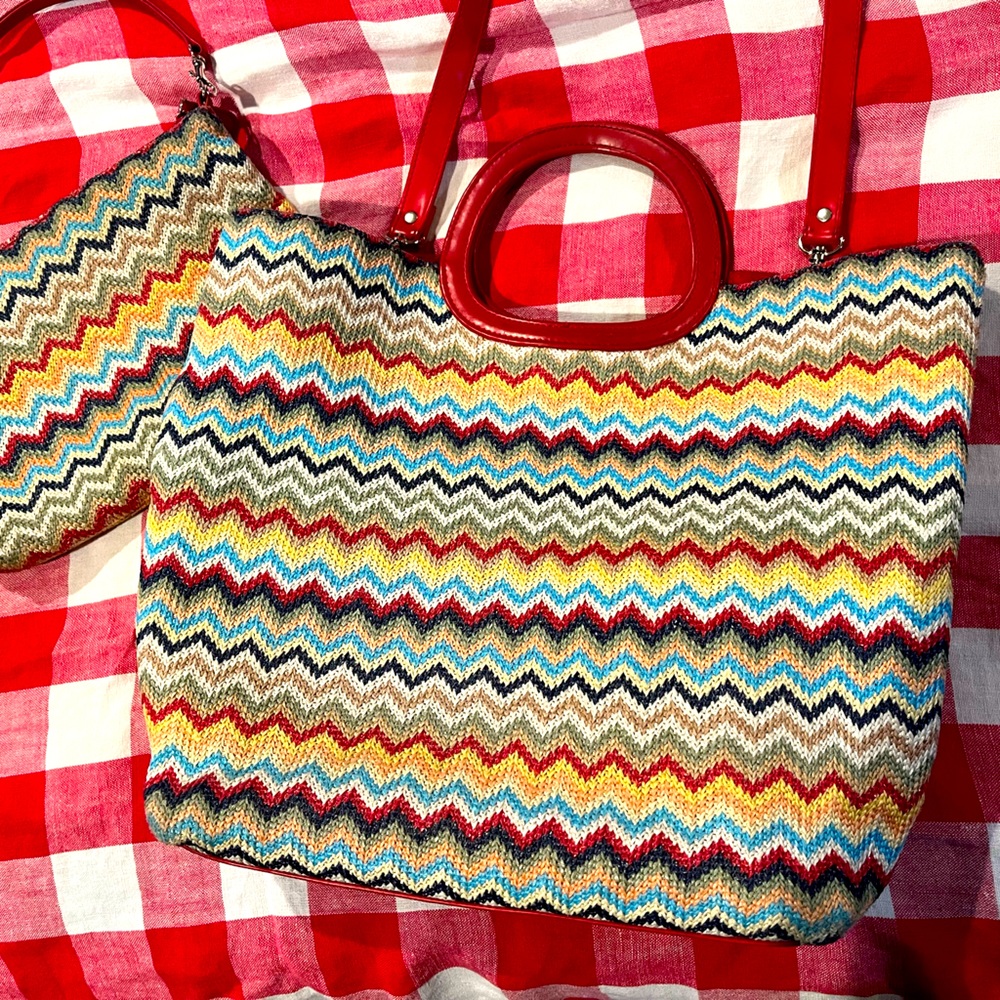 Avon Missoni-Style Bag and Clutch
